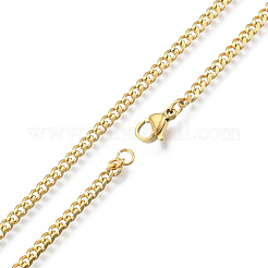 Мужская цепочка из кубинской нержавеющей стали 201&nbsp;NJEW-N050-A06-3-40G