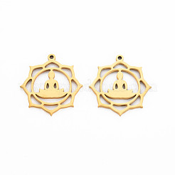 Подвески из нержавеющей стали чакра 201 STAS-S119-153G