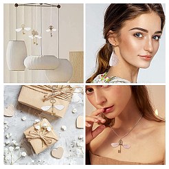 Набор для самостоятельного изготовления браслета с подвеской в виде ключа-скелета и крыла DIY-SC0017-48