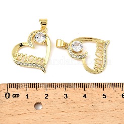 Латунные микро проложить кубического циркония подвески&nbsp;KK-M324-02K-G