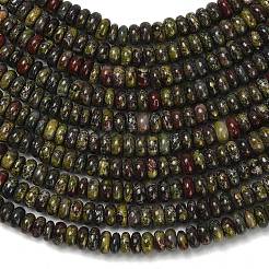 Бисер натуральный дракон крови пряди G-L635-A23-4x2mm