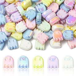 20шт акриловые бусины с УФ-покрытием&nbsp;OACR-YW0005-01