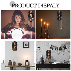 Деревянная настенная небольшая хрустальная витрина&nbsp;ODIS-WH0026-10D