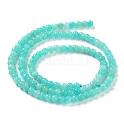 Amazonite naturale fili di perline rotondo&nbsp;LS-G-N0081-4mm-17-01