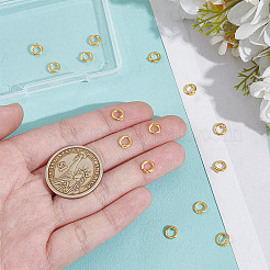 15 шт. 925 соединительных кольца из стерлингового серебра с фиксатором&nbsp;STER-GA0001-19