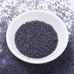 MIYUKIデリカビーズ小  シリンダー  日本製シードビーズ  15/0  （dbs0386)matte透明乾燥ラベンダー光沢  1.1x1.3mm  穴：0.7mm  約175000個/袋  50 G /袋&nbsp;SEED-X0054-DBS0386