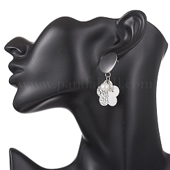 Orecchini pendenti con perle imitazione plastica ABS&nbsp;EJEW-JE06903-02
