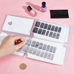 80 слот pp наклейки для ногтей пустое хранилище с держателем-органайзером&nbsp;MRMJ-WH0064-41