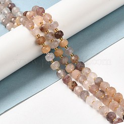 Природного кварца клубники нитей бисера G-P508-A16-01