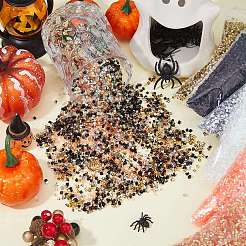 12702 шт. 6-х цветные пластиковые трубчатые бусины на тему Хэллоуина&nbsp;FIND-DC0006-28A