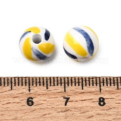 Perles en porcelaine manuelles&nbsp;PORC-P037-01A