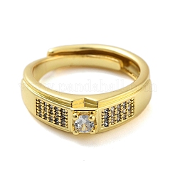 Регулируемые кольца из прозрачного циркония RJEW-L120-019G