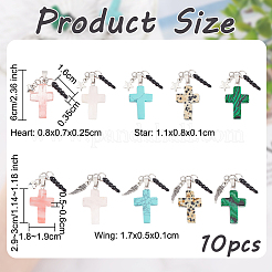 10шт пластиковые мобильные пылезащитные заглушки HJEW-AB00059