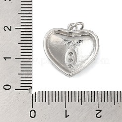 Подвески из латуни и прозрачного циркония с покрытием стойки&nbsp;KK-S372-29P