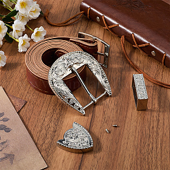 Комплекты пряжек из цинкового сплава для ремней&nbsp;FIND-WH20023-057P