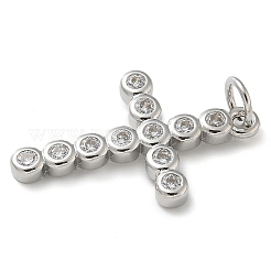 Стойки обшивки латунь микро проложить Циркон подвеску KK-K392-17B-P