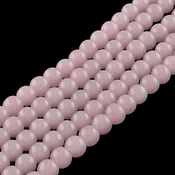 Chapelets de perles en verre imitation jade&nbsp;DGLA-S076-8mm-01