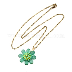 Collane con catena in acciaio inossidabile 304&nbsp;NJEW-MZ00119-06