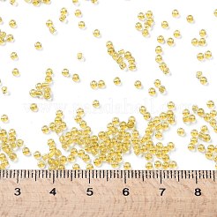 TOHOラウンドシードビーズ  日本製シードビーズ  （内側2151)色クリスタルイエロー  11/0  2.2mm  穴：0.8mm  約50000個/ポンド&nbsp;SEED-TR11-2151