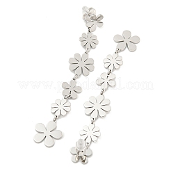 Pendientes de botón de acero inoxidable 304 antideslustre para mujer&nbsp;EJEW-Z053-04P