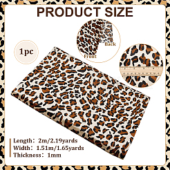 Tela de poliéster con estampado de leopardo&nbsp;AJEW-WH0481-715B
