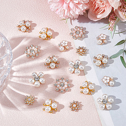 Кабошоны сплава 30шт 6 стиля&nbsp;FIND-GF0008-11