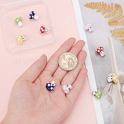 10шт 5 цвета бусины лэмпворк ручной работы&nbsp;GLAA-OC0001-20