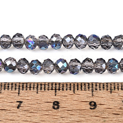 Гальванизируйте прозрачное стекло бисер нитей&nbsp;LS-EGLA-N054-T4mm-A01