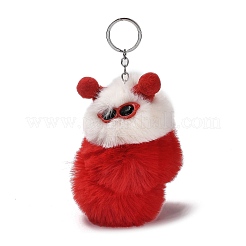 Симпатичные плюшевые тканевые брелки с подвеской в виде куклы-червяка&nbsp;LS-KEYC-P014-B02