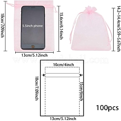 Мешочки для хранения украшений из органзы&nbsp;OP-PH0001-38B