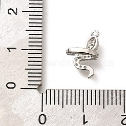 Латунные микро проложить кубического циркония подвески&nbsp;KK-C085-17P