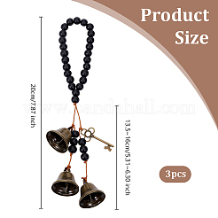 Ferro campana decorazioni pendenti&nbsp;HJEW-OC00024