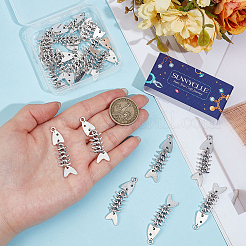 24 pièces pendentifs en alliage de style tibétain&nbsp;FIND-SC0021-15