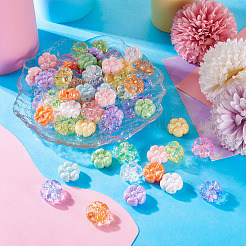 70шт 14 цвета непрозрачные и прозрачные акриловые бусины&nbsp;OACR-TA0002-78