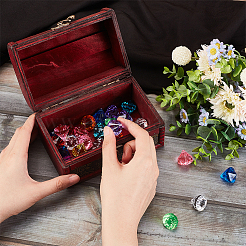 30шт прозрачная акриловая игрушка для дайвинга в виде драгоценного камня TACR-OC0001-09