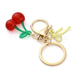 Брелок-подвеска из акрила/смолы в виде фруктов KEYC-JKC01196-01