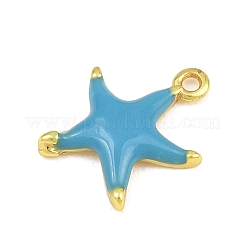 Pendentifs d'émail en laiton &nbsp;KK-CBA3642-03G