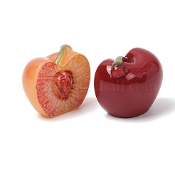 Undurchsichtige Frucht-Cabochons aus Kunstharz&nbsp;CRES-B038-03A