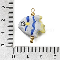 Handgemachte Porzellan-Anhänger&nbsp;PR-CBA0027-05G