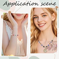 150 шт. 10-х цветные светящиеся бусины ручной работы из золотистого песка в технике лэмпворк FOIL-PA0001-04