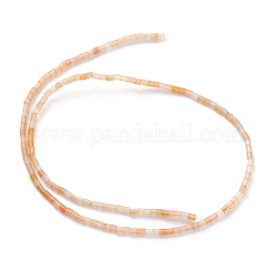 Chapelets de perles en jade topaze naturelle&nbsp;G-H255-15