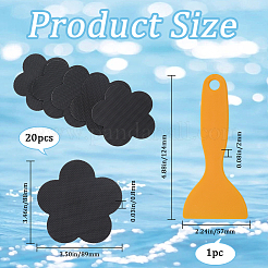 20 шт. противоскользящие наклейки для ванны Peva&nbsp;DIY-GF0008-91