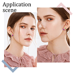 200 шт. фурнитура для сережек-гвоздиков из нержавеющей стали 304 STAS-BBC0001-42