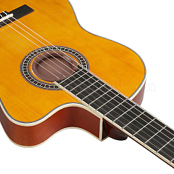 Пластиковая крышка для резонаторного отверстия гитары&nbsp;AJEW-WH20018-104A-01