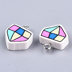 Полимерной глины ручной работы подвески X-CLAY-T016-77