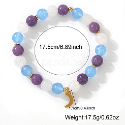 Эластичные браслеты из нержавеющей стали и драгоценных камней в европейском стиле&nbsp;SF6805