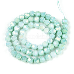 Brins de perles de verre électrolytiques anti-ternissement&nbsp;EGLA-T021-6mm-15-11