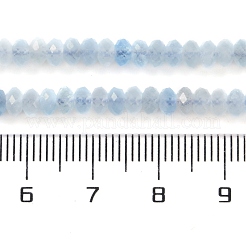 Природные Аквамарин бисер нитей G-E194-12-01