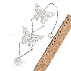 Rosen-Schmetterlings-Sonnenfänger aus Edelstahl 304&nbsp;HJEW-JM05029