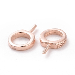 925 поручни с винтовой проушиной из стерлингового серебра X-STER-D035-42RG